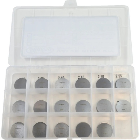 Coffret de pastilles de réglage de soupape VINTCO - 25SHIMKIT