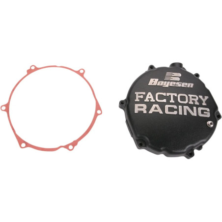 BOYESEN clutch cover for KAWASAKI KX 250, KX 250 F from 2005 to 2007 - CC-12CB