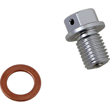 MOOSE RACING Magnetic oil drain plug for HONDA CR 125 R, CR 250 R, CRF 50 F and YAMAHA YZ 250, YZ 250 X from 1983 to 2027
