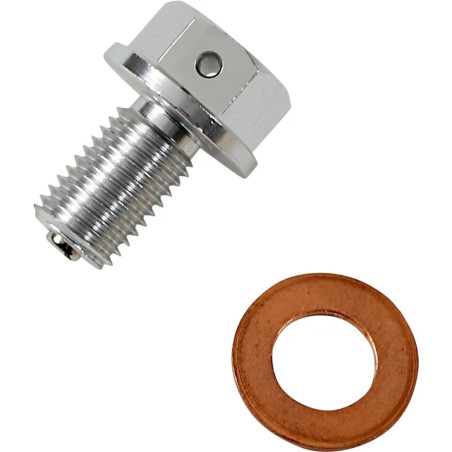 Tapón de vaciado magnético MOOSE RACING para YAMAHA WR 250 F, WR 450 F, YZ 125, YZ 250 F, YZ 250 FX, YZ 450 F de 2001 a 2027