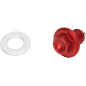 Bouchon de vidange magnétique M12 x 1,5 MOOSE RACING pour HONDA XR 250 R, XR 650 L et YAMAHA WR 400 F, YZ 426 F de 1979 à 2023