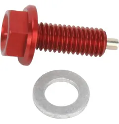MOOSE RACING Magnetische Ölablassschraube M8 x 1,25 für HONDA CRF 250 L, CRF 250 R, CRF 450 R, CRF 450 X von 2009 bis 2019