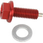 MOOSE RACING Magnetic oil drain plug M8 x 1.25 for HONDA CRF 250 L, CRF 250 R, CRF 450 R, CRF 450 X from 2009 to 2019 MOOSE RACING Magnetic oil drain plug M8 x 1.25 for HONDA CRF 250 L, CRF 250 R, CRF 450 R, CRF 450 X from 2009 to 2019