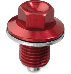 Bouchon de vidange magnétique M10 x 1,25 MOOSE RACING pour YAMAHA WR 250 F, YZ 125, YZ 250 F, YZ 450 F de 2001 à 2022