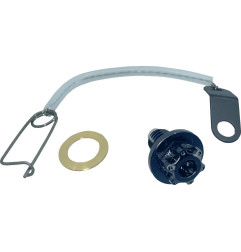 Tapón de vaciado magnético M8 x 1,5 PSR para KAWASAKI KX 250, KX 80 y SUZUKI DR-Z 125, DR-Z 125 L de 1974 a 2019