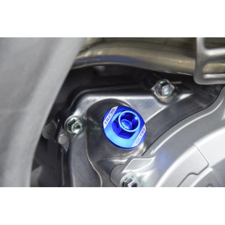 Bouchon de remplissage d'huile SCAR pour YAMAHA YZ 125, HONDA CR 125 R, FANTIC XE 125 et KAWASAKI KLX 250 de 1987 à 20 - OFP100B
