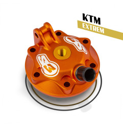 S3 Extreme Enduro Cylinder Head & Insert Kit Low Compression Orange KTM