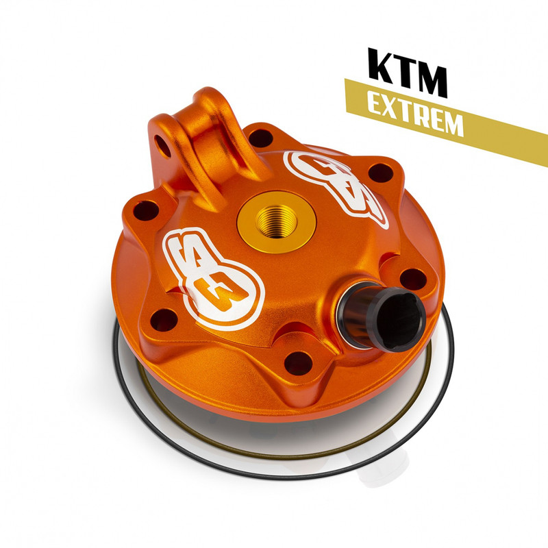 S3 Extreme Enduro Zylinderkopf & Insert Kit Niedrige Kompression Orange für HUSQVARNA TE 300 und KTM EXC 300 2014-2016
