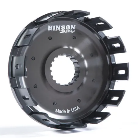 Cloche d'Embrayage HINSON aluminium pour HM CRE-F 450 X, CREF 450, CRMF 450 et HONDA CRF 450 de 2013 à 2016