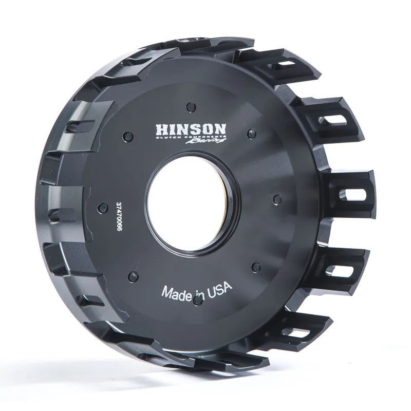 HINSON Billetproof® Aluminium Clutch Basket with Cushions for KAWASAKI KX 450, KX 450 X, KXF 450 2021-2027