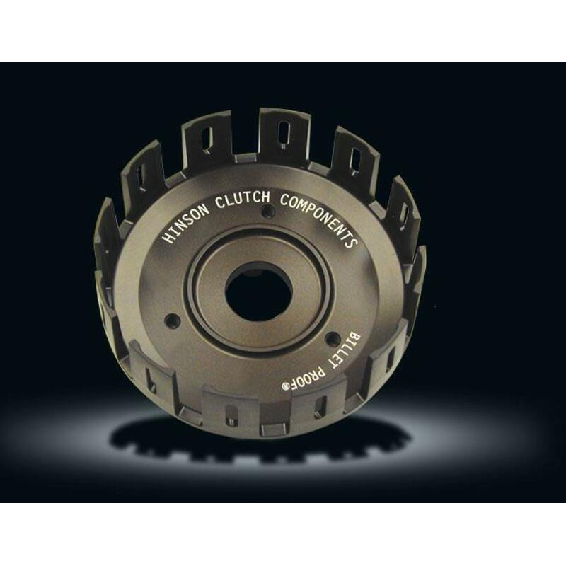 Cloche d'embrayage HINSON aluminium pour KTM EXC 200, SX 125, SX 144, SX 200 de 1998 à 2016