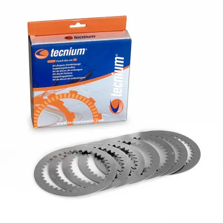 TECNIUM Steel Clutch Plates Kit for KAWASAKI KLX 110, KX 65, KX 80 and SUZUKI DRZ 110, RM 60, RM 65 1979-2027