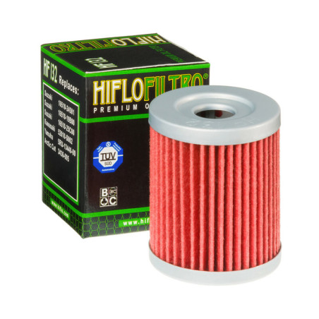 Filtre à huile HIFLOFILTRO - HF132 pour SUZUKI DR-Z 125 L, BETA ALP 200, KAWASAKI KLX 125 et ARCTIC CAT DVX 250 de 1994 à 2025