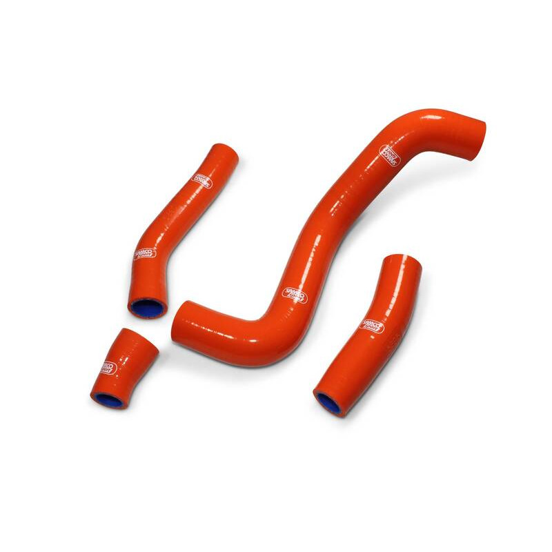 Kit de 4 manguitos de radiador SAMCO para HUSQVARNA FC 250, FE 250, KTM SXF 250, XCF 250 y GAS GAS MCF 250 de 2019 a 2025 Kit de 4 manguitos de radiador SAMCO para HUSQVARNA FC 250, FE 250, KTM SXF 250, XCF 250 y GAS GAS MCF 250 de 2019 a 2025