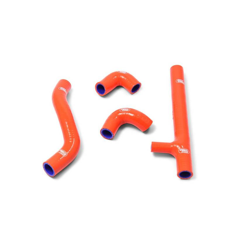 Kit de 4 manguitos de radiador SAMCO para HUSQVARNA FE 250, FE 350 y KTM EXCF 250, EXCF 350 de 2017 a 2019