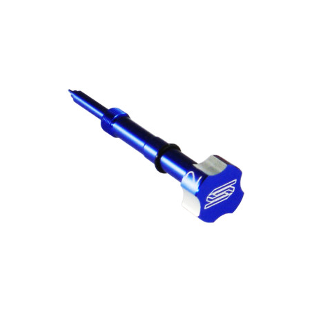 Vis de richesse SCAR bleu pour HONDA CRF 150, CRF 250, CRF 450, KAWASAKI KLX 450, KX 250, KXF 250 et KTM EXC 250, EXCF 250