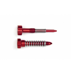 Tornillo de ajuste del carburadorS3 Enduro ralenti + aire + muelles rojo