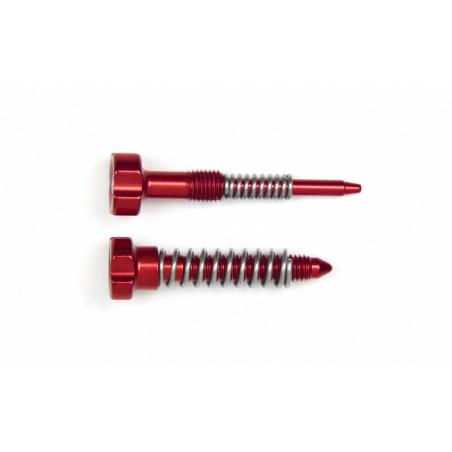 Tornillo de ajuste del carburadorS3 Enduro ralenti + aire + muelles rojo