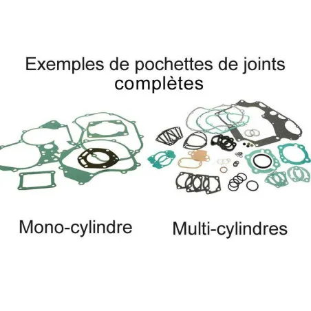 Kit completo de juntas CENTAURO - retenes no incluidos para YAMAHA DT 80 MX, TY 80 de 1974 a 1984