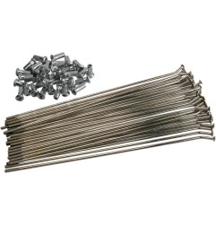 MOOSE -Coated Steel Spoke Set for BETA, GAS GAS, HUSQVARNA ALP 350, and EVO 125 (2015–2027) — Part No. 1-20-308-S