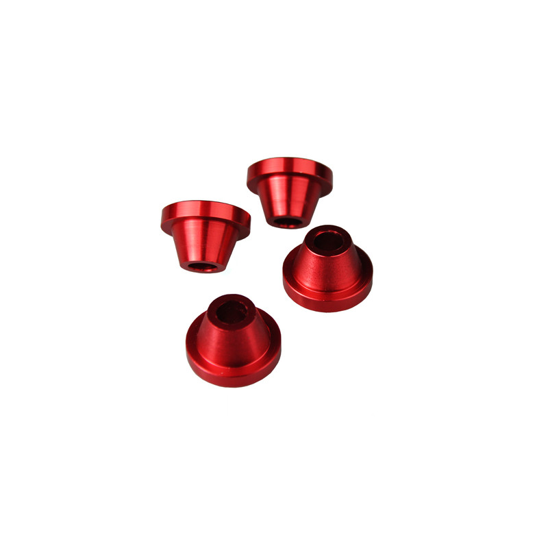 Douilles SCAR alu rouge pour SUZUKI DRZ 400, RM 250, RMX 450, RMZ 250, RMZ 450 de 2002 à 2027