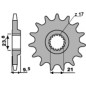 PBR steel front sprocket 520 pitch for HONDA CR 250, CRF 450, CRF 450 X and HM CRE 450, CRE-F 450 X, CREF 450 1988-2025