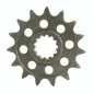 PBR steel front sprocket, 428 pitch for BETA RR 125, YAMAHA YZF 125, RIEJU MARATHON 125 and HM CRE 125 BAJA 2004-2026