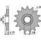 PBR Ritzel Stahl Teilung 520 für SUZUKI DRZ 400, RM 125, RMX 250, RMZ 250 1989-2015