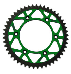 Couronne alu PBR pas 520 pour KAWASAKI KDX 200, KX 125, KX 250, KXF 250, KXF 450 et SUZUKI RMZ 250 de 1981 - 489