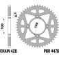 PBR Kettenrad Stahl, Teilung 428 für BETA RR 125, RR 125 MOTARD, RR 125 MOTARD LC, RRT 50, RRT 50 ENDURO TRACK