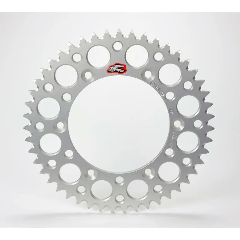 RENTHAL aluminium rear sprocket 520 pitch for HUSQVARNA WR 125, GAS GAS EC 200, BETA RR 350 and RIEJU MARATHON 250 1980-2020