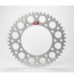 RENTHAL aluminium rear sprocket 420 pitch for YAMAHA YZ 65, YZ 80, YZ 85 and SUZUKI RM 80, RM 85 1980-2027