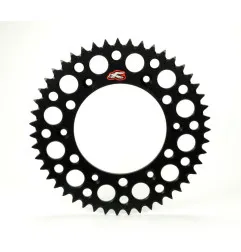 RENTHAL aluminium rear sprocket 51T, 520 pitch for YAMAHA WR 125, WRF 250, WRF 450, YZ 125, YZ 250 and FANTIC XE 125, XX 125
