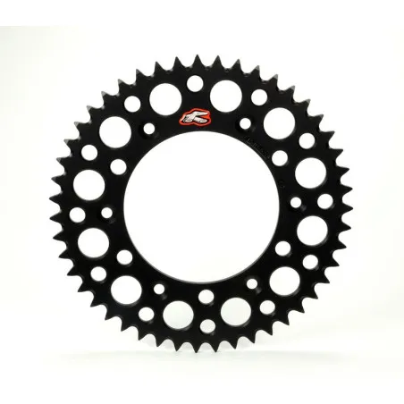 RENTHAL aluminium rear sprocket 51T, 520 pitch for YAMAHA WR 125, WRF 250, WRF 450, YZ 125, YZ 250 and FANTIC XE 125, XX 125