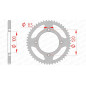 Couronne acier AFAM pas 420 pour BETA RR 50, RR 50 ENDURO RACE, RR 50 MOTARD TRACK, RRT 50, RRT 50 MOTARD et YAMAHA YZ 65
