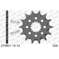 Pignon acier AFAM 14 dents, pas 520 pour YAMAHA WRF 450, XT 500, YZ 250, YZ 250 X, YZF 450 et KAWASAKI KLX 300, KX 250