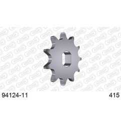AFAM steel front sprocket 415 pitch for KTM SX 50, SX 50 MINI and HUSQVARNA TC 50, TC 50 MINI 2006-2023