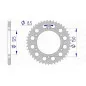 AFAM aluminium rear sprocket 520 pitch for KTM SX 250, HUSQVARNA FC 250, HUSABERG FE 501 and GAS GAS EC 250 1988-2026 - 72304N