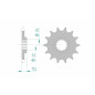 AFAM steel front sprocket 520 pitch for KTM ENDURO 690, HUSQVARNA SUPERMOTO 701, GAS GAS ES 700 and CF MOTO MT 800 EXPLORE