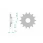 AFAM steel front sprocket 520 pitch for KTM ENDURO 690, HUSQVARNA SUPERMOTO 701, GAS GAS ES 700 and CF MOTO MT 800 EXPLORE