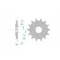 AFAM steel front sprocket 520 pitch for HONDA CR 250, CRF 450, CRF 450 X and HM CRE 450, CREF 450, CRM-F 450 X 1988-2025