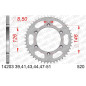 Corona de acero AFAM paso 520 para SUZUKI DR-Z 400 S, DR-Z 400 SM, DRZ 400, RMZ 250, RMZ 450 y KAWASAKI KLX 400 de 1990 a 2027 Corona de acero AFAM paso 520 para SUZUKI DR-Z 400 S, DR-Z 400 SM, DRZ 400, RMZ 250, RMZ 450 y KAWASAKI KLX 400 de 1990 a 2027