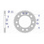 Corona de aluminio AFAM 44 dientes, paso 420 para KAWASAKI KX 60 y SUZUKI RM 60 de 1979 a 2003