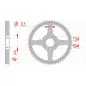 AFAM steel rear sprocket 428 pitch for YAMAHA TTR 125 2000-2001