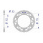 Couronne alu AFAM pas 520 pour YAMAHA IT 250, WR 250, YZ 125, YZ 250, YZ 490 de 1980 à 1998