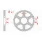 AFAM steel rear sprocket 428 pitch for YAMAHA TW 125, TY 125, TY 175, XT 125, XT 350 1976-2006 AFAM steel rear sprocket 428 pitch for YAMAHA TW 125, TY 125, TY 175, XT 125, XT 350 1976-2006