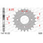 Couronne acier AFAM 22 dents, pas 520 pour SUZUKI LT 80 QUADRUNNER 2WD et KAWASAKI KFX 80 de 1987 à 2006