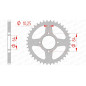 Couronne acier AFAM pas 520 pour SUZUKI LT 250 QUADRACER 2WD, LTZ 400 et KAWASAKI KFX 400 de 1985 à 2018