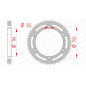 Couronne acier AFAM 52 dents, pas 428 pour KAWASAKI KDX 125 SR de 1990 à 1999
