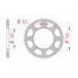 Couronne acier AFAM pas 520 pour KAWASAKI KLE 500, KLR 650, KLX 650 de 1987 à 2019